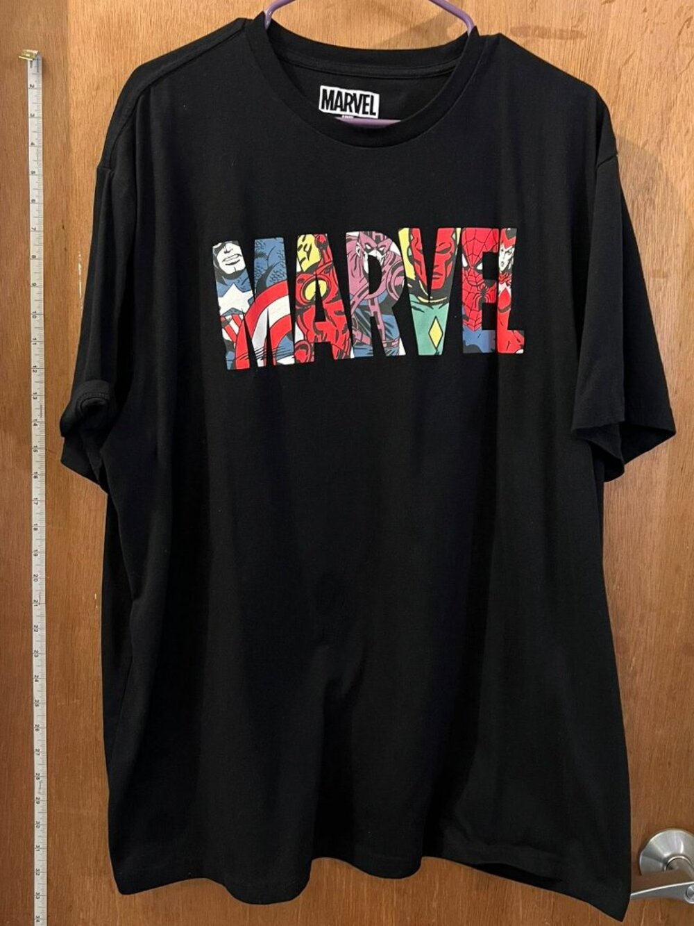 Size 2XLT - Marvel - Black Short Sleeve Graphic T-Shirt